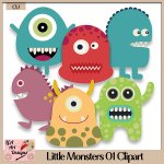 Little Monsters 01 - Clipart - CU