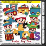 Andys Toy Box Clipart - CU