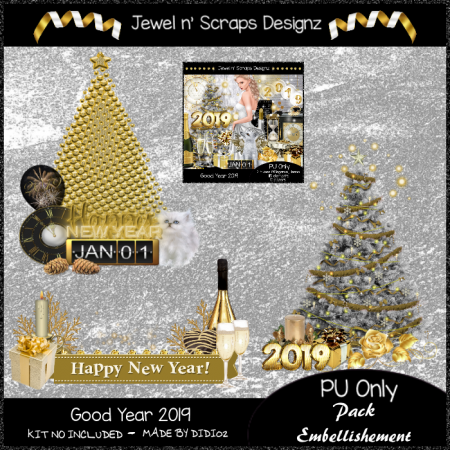 Embellishments - Good Year 2019