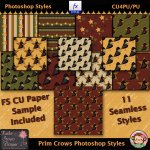 Photoshop Styles - Prim Crows - CU