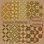 Autumn Patterned Papers