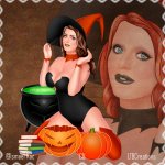 Sexy Cute Witch by Ismael Rac