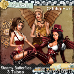 Steampunk Butterflies CU