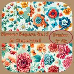 AI Flower Papers Set 3