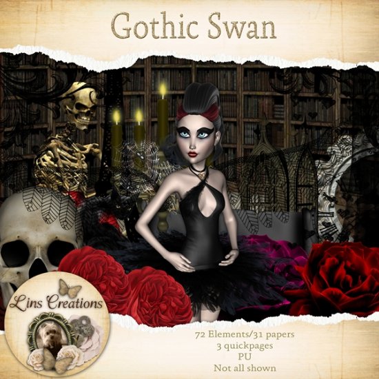Gothic Swan - Click Image to Close