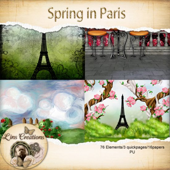 Spring in Paris - Click Image to Close