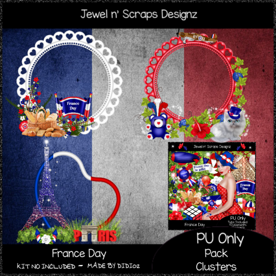 Clusters Frame - France Day - Click Image to Close