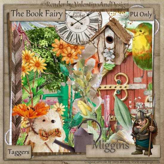PU Tagger Size Kit ...The Book Fairy - Click Image to Close