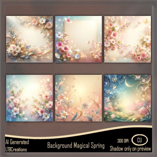 AI - Background Magical Spring - Click Image to Close