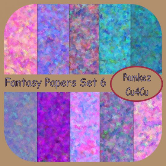 Fantasy Papers Pack 6 - Click Image to Close