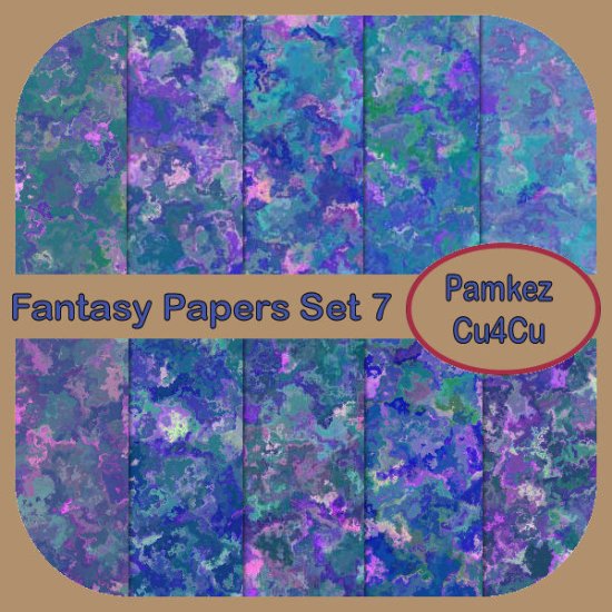 Fantasy Papers Set 7 - Click Image to Close