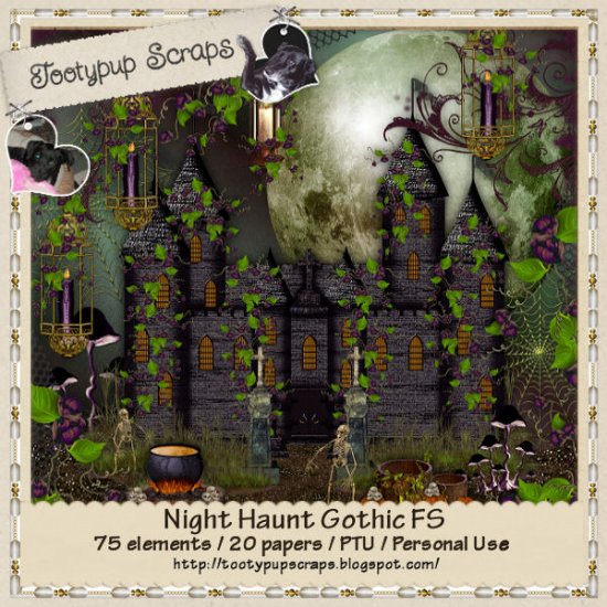 Night Haunt Gothic FS Personal Use - Click Image to Close