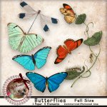 DC_CU Butterfly Vintage Clipart