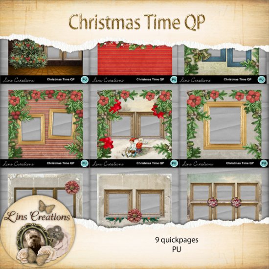 Christmas Time quickpage bundle - Click Image to Close