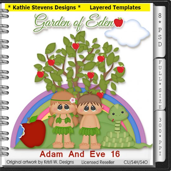 Adam And Eve Layered Templates - CU - Click Image to Close
