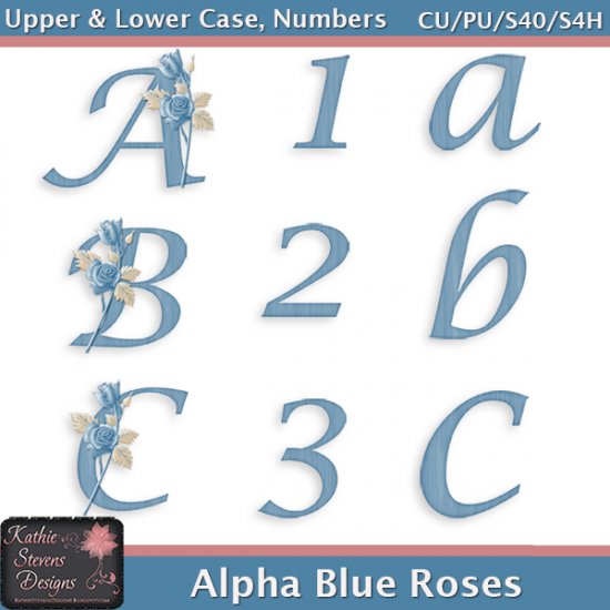 Alpha Blue Roses CU TS - Click Image to Close