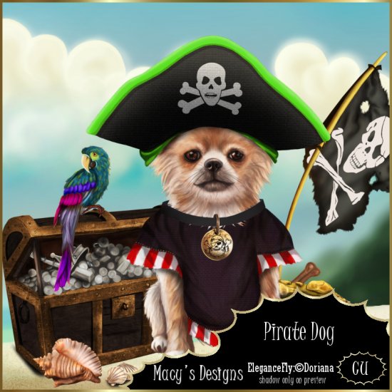 Pirate Dog - Click Image to Close