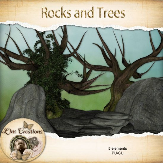 Rocks and trees - Click Image to Close