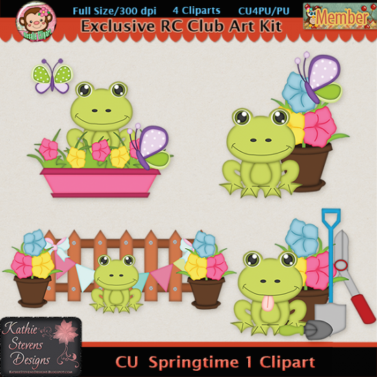 Springtime 1 Clipart - CU - Click Image to Close