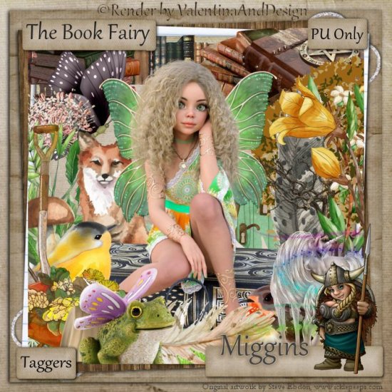 PU Tagger Size Kit ...The Book Fairy - Click Image to Close