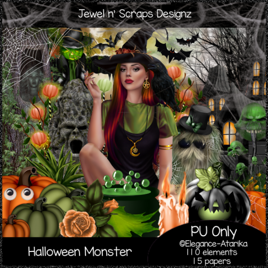 PU - Halloween Monster - Click Image to Close