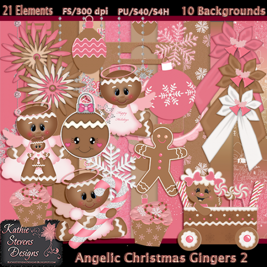 Angelic Christmas Gingers 2 - Click Image to Close