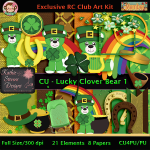 Lucky Clover Bear 1 - CU Kit