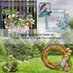 Cluster - Magical Easter Frames