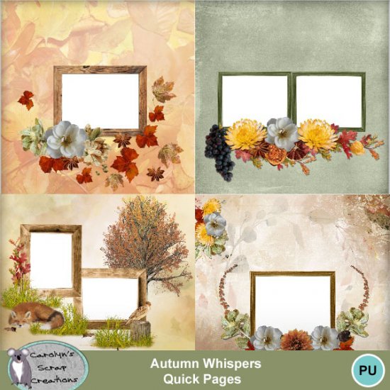 Autumn Whispers Quick Pages - Click Image to Close