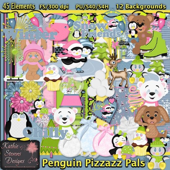 Penguin Pizzazz Pals - Click Image to Close