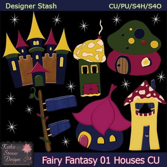 Fairy Fantasy 01 Houses CU FS - Click Image to Close
