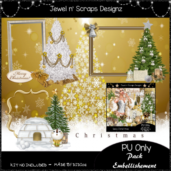 Clusters Frame - Sexy Christmas - Click Image to Close