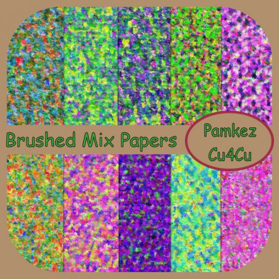 Brushed Mix Papers - Click Image to Close