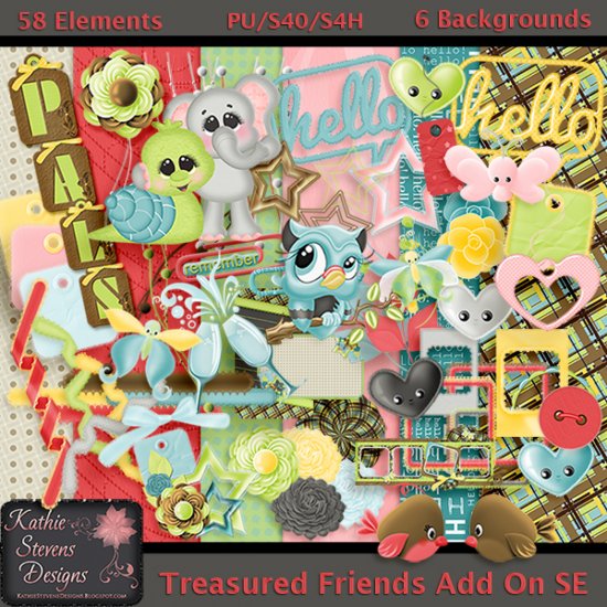 Treasured Friends Kit - Tagger Size Add On - Store Exclusive - Click Image to Close