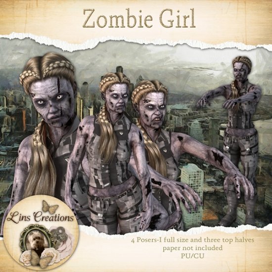 Zombie Girl - Click Image to Close