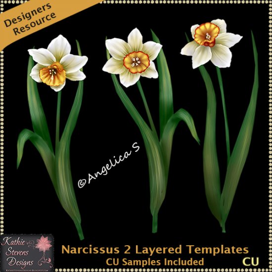 Narcissus 2 Layered Templates CU - Click Image to Close
