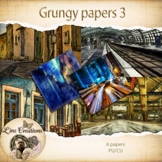 Grungy papers 3 - Click Image to Close