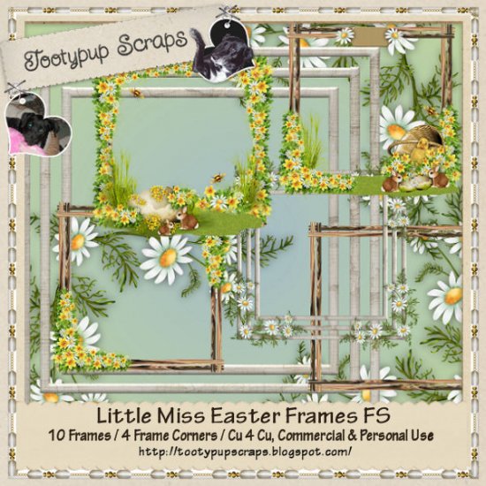 Little Miss Easter Frames CU FS - Click Image to Close