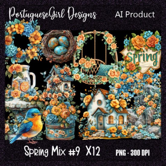 Spring Mix #9 - Click Image to Close