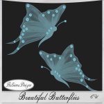 Beautiful Butterflies in Baby Blue