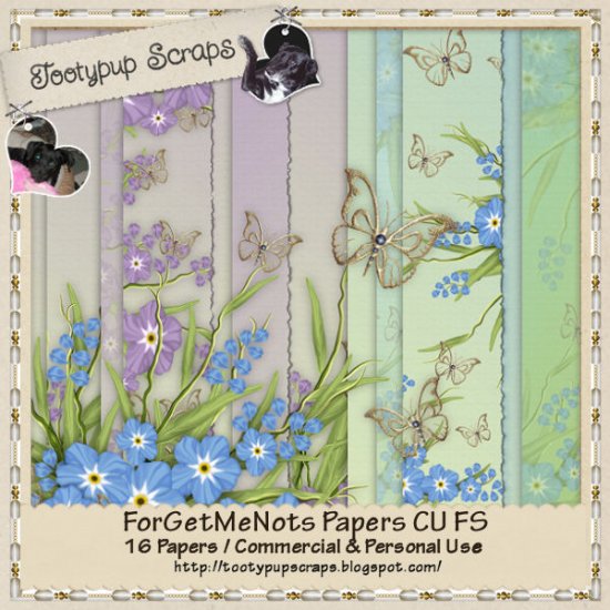 ForGetMeNots Papers CU FS - Click Image to Close