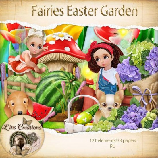 Fairies easter garden - Click Image to Close