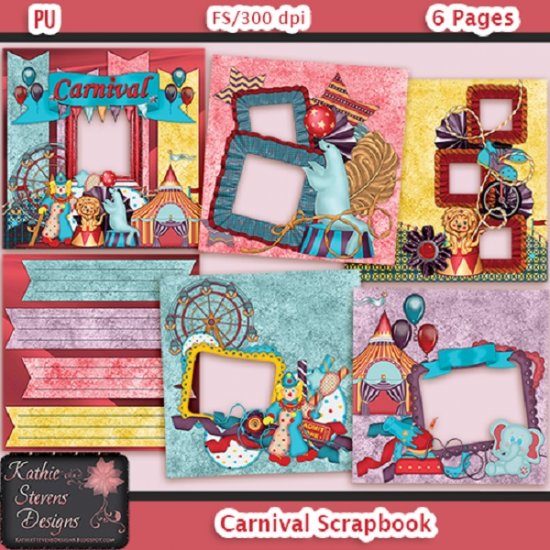 Carnival Scrapbook - Ready To Print - Click Image to Close