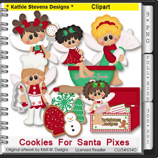 Cookies For Santa Pixes Clipart - CU - Click Image to Close