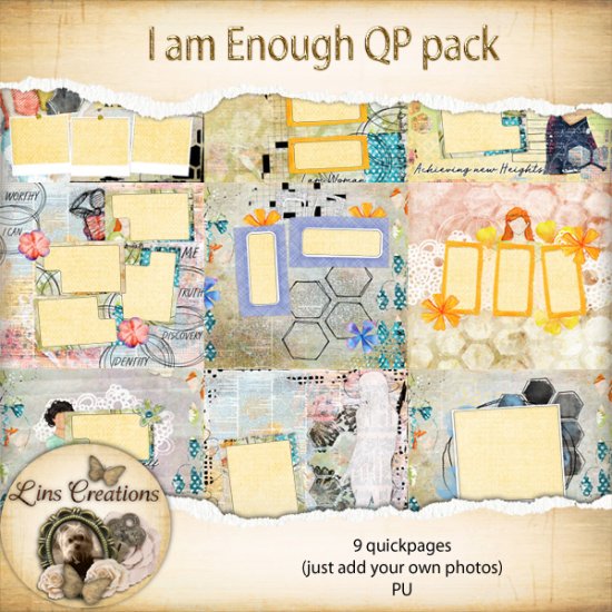 I am Enough Quickpage pack - Click Image to Close