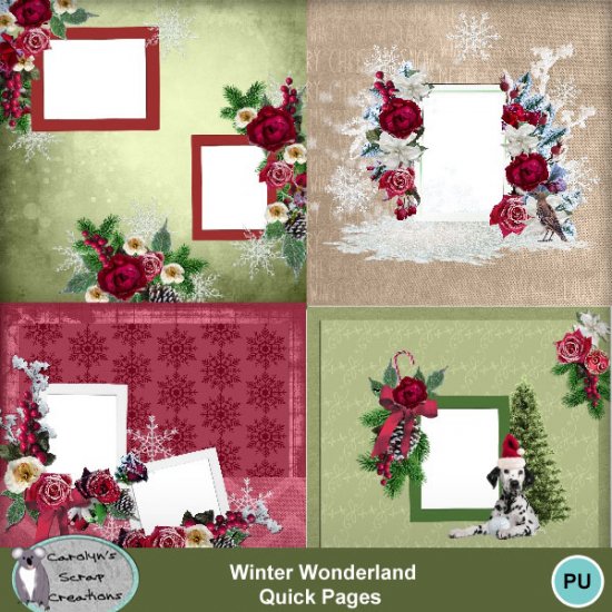 Winter Wonderland Quick Pages - Click Image to Close