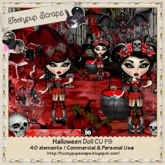 Halloween Doll CU FS - Click Image to Close