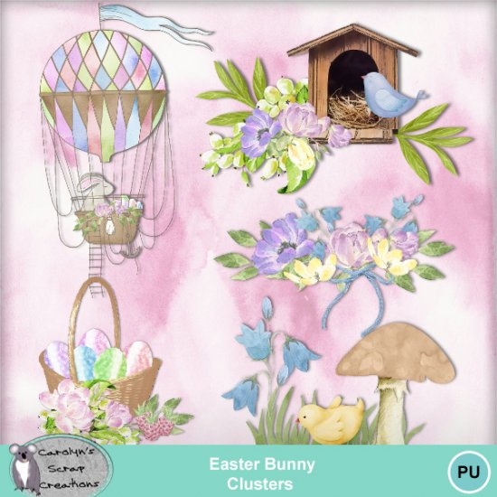 Easter Bunny Clusters - Click Image to Close