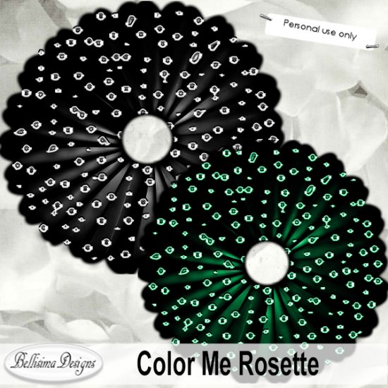 Color Me Rosette Dots - Click Image to Close
