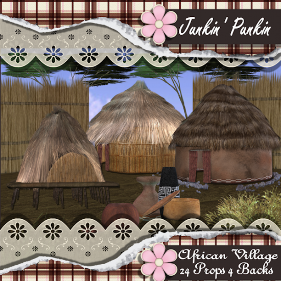 African Village - Click Image to Close